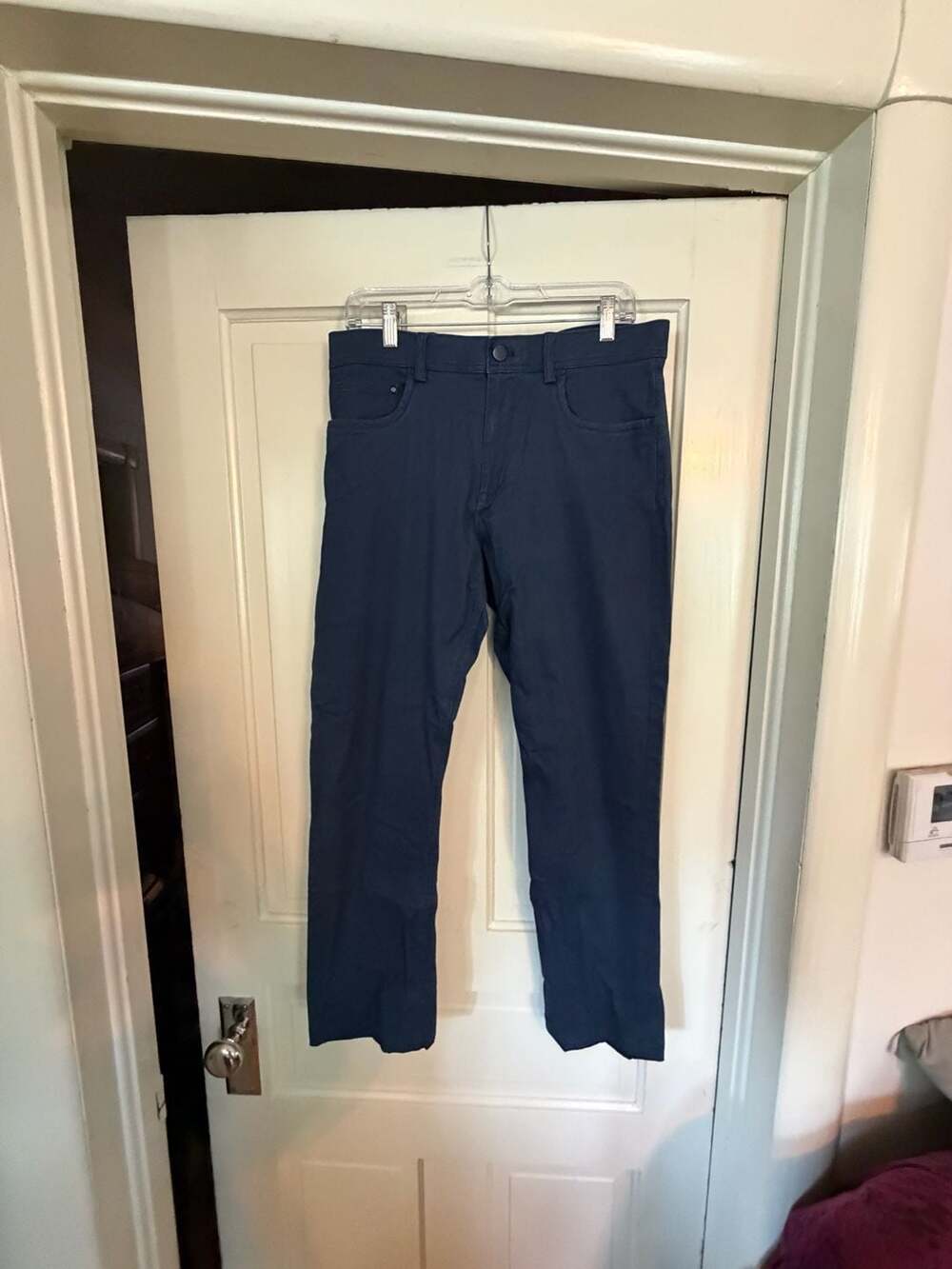 Calvin Klein Men's Navy Blue 5-Pocket Technical Pants W32 x L32
